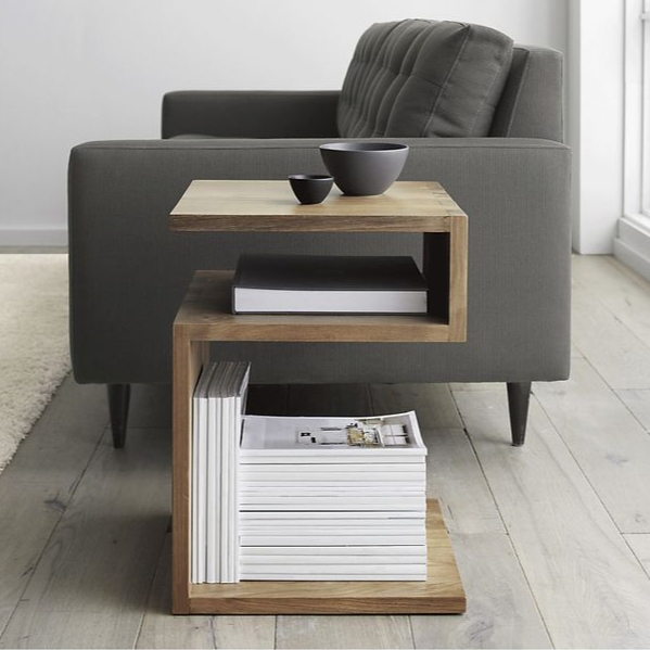 S Shaped Side Table